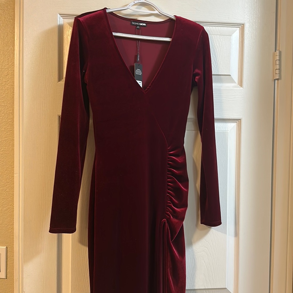 Fashion Nova- Love Sex Magic velvet Dress